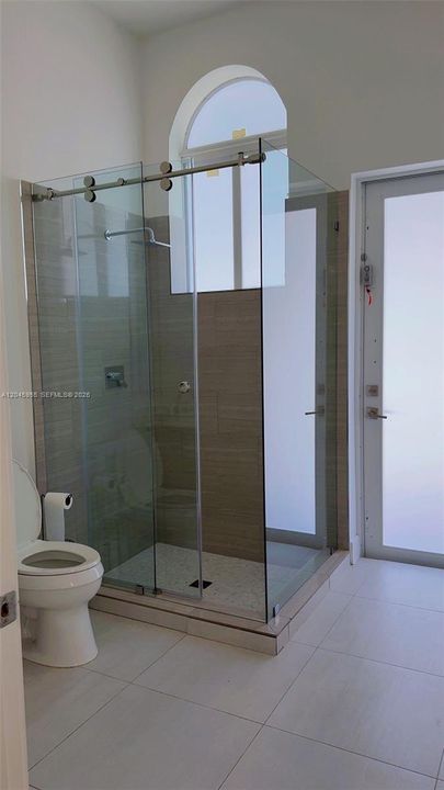 Access to pool and patio