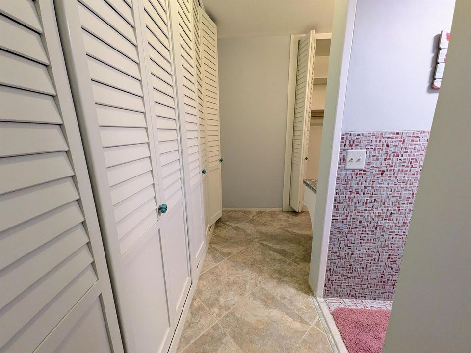 Primary bathroom closet