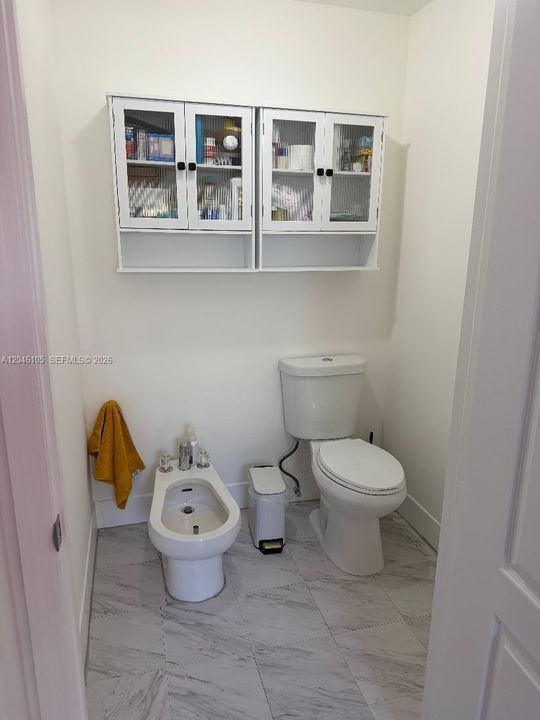 MASTER BATHROOM, TOILET AND BIDET