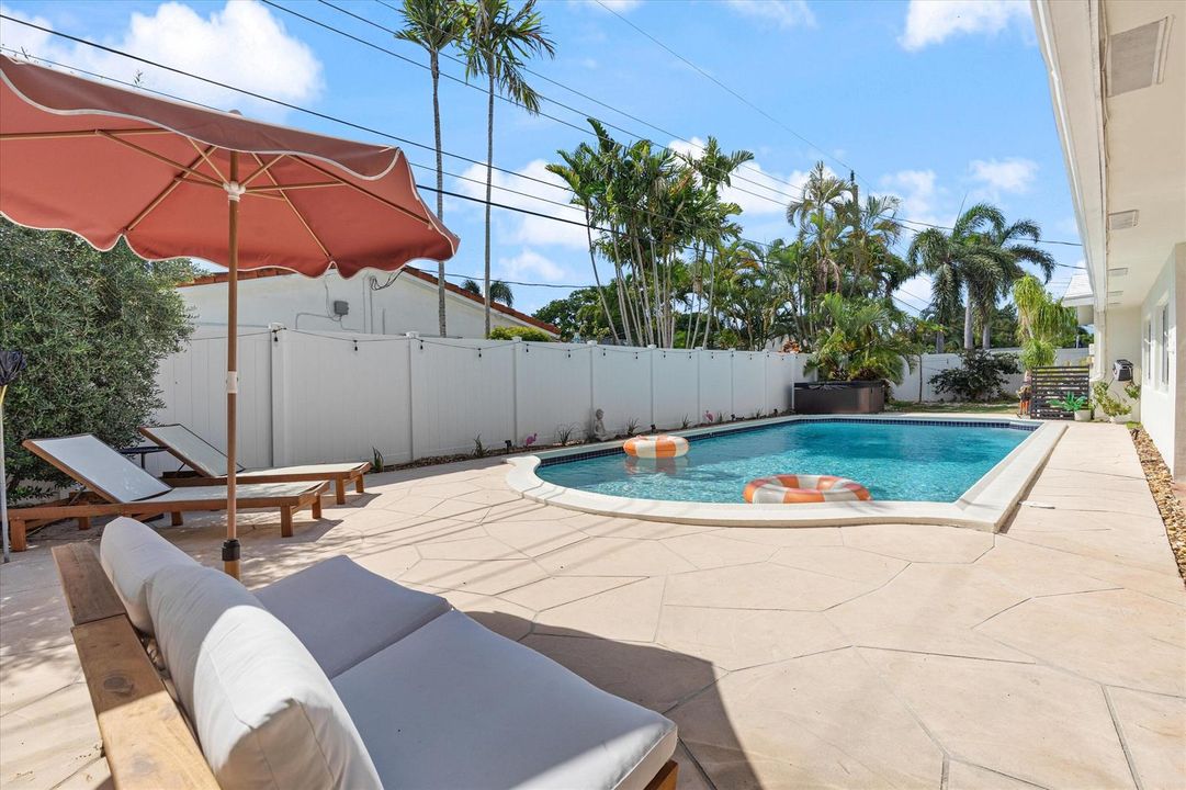 oversized pool