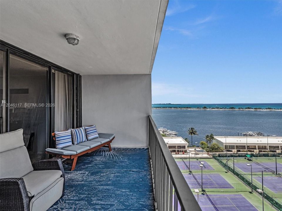 View from the balcony