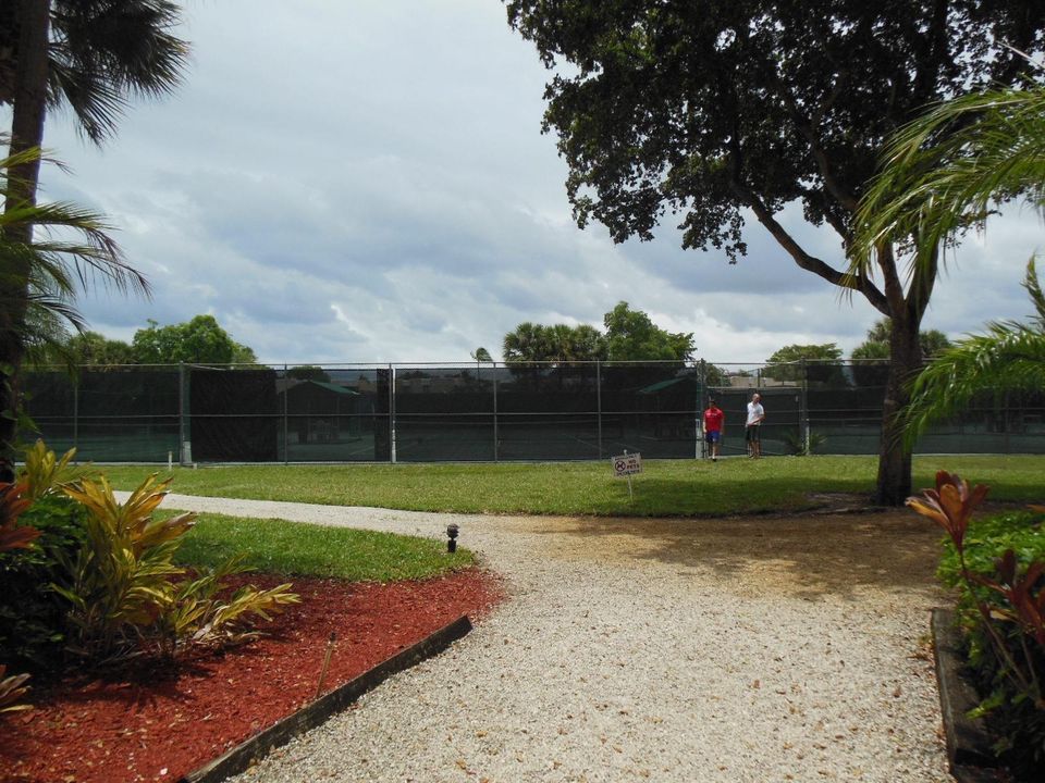 Tennis Courts Vew