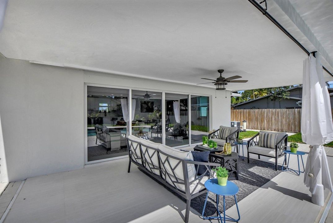Large Patio Extends Living Area