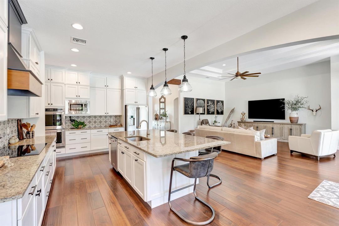Kitchen and Living Room