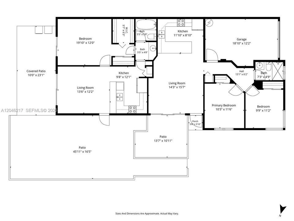 For Sale: $519,000 (3 beds, 2 baths, 1406 Square Feet)