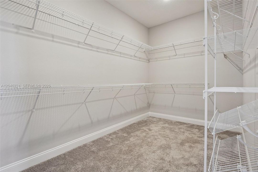 Large walk in closet