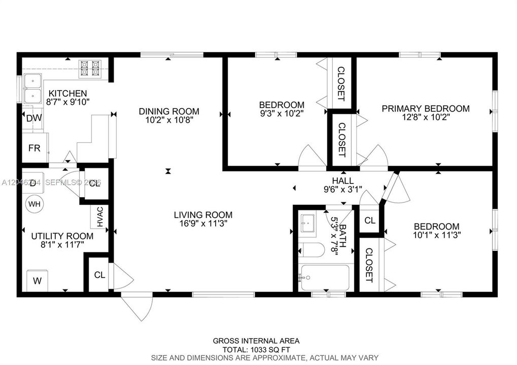For Sale: $520,000 (3 beds, 1 baths, 1058 Square Feet)