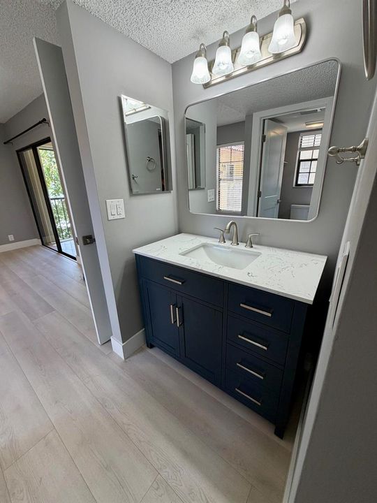 New master bath vanity