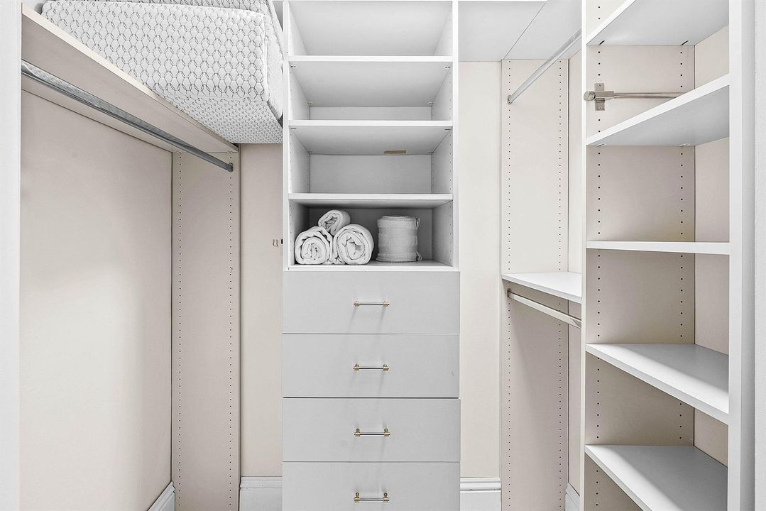 Primary closet