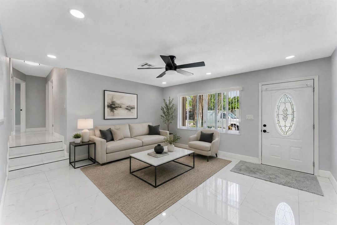 Staged Living Area
