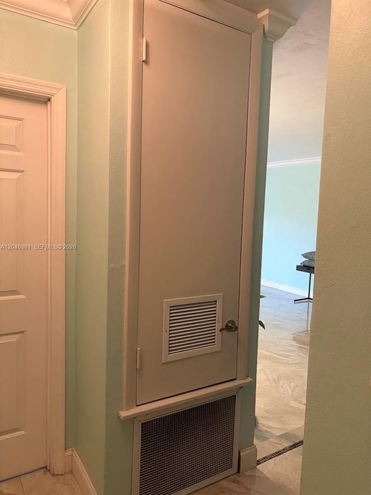 A/C closet