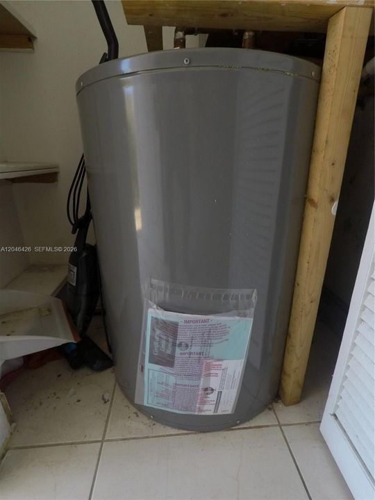 New water heater