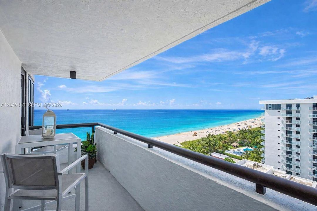 Ocean View from Balcony