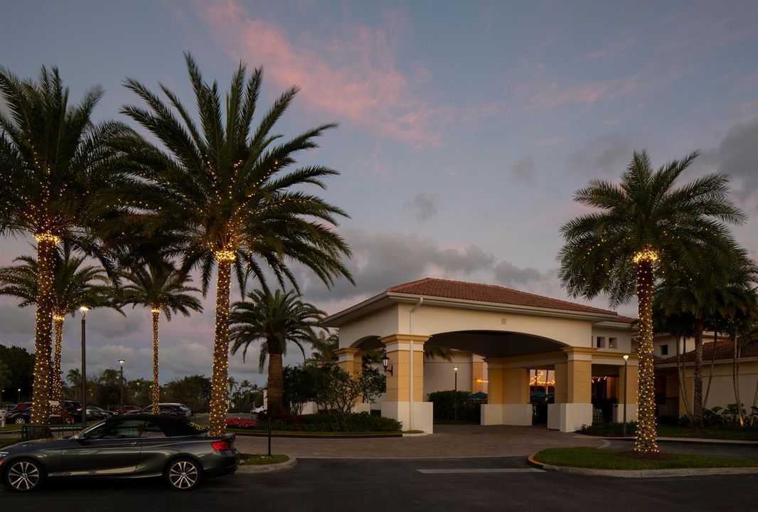 CORE entrance at night