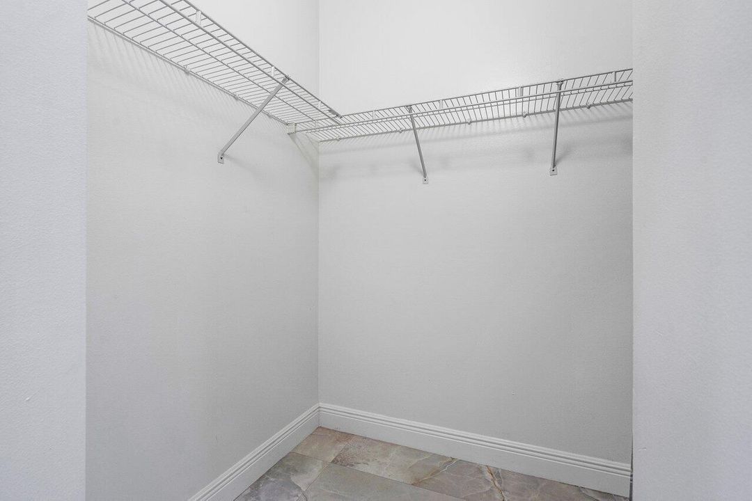Master bed closet