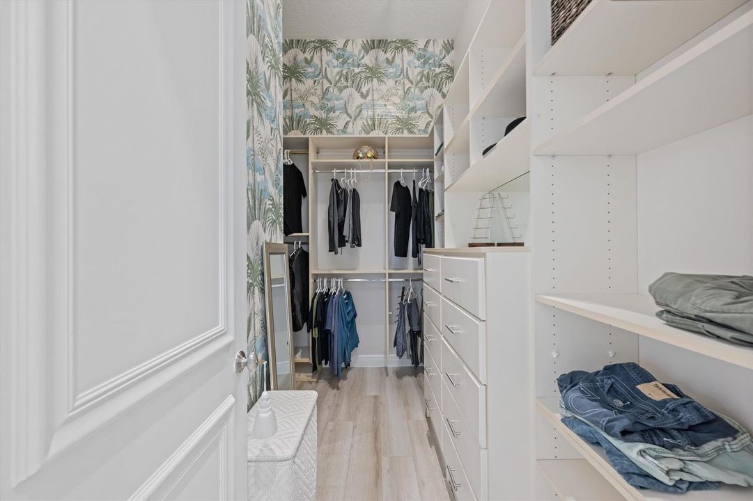 Primary Walk in Closets