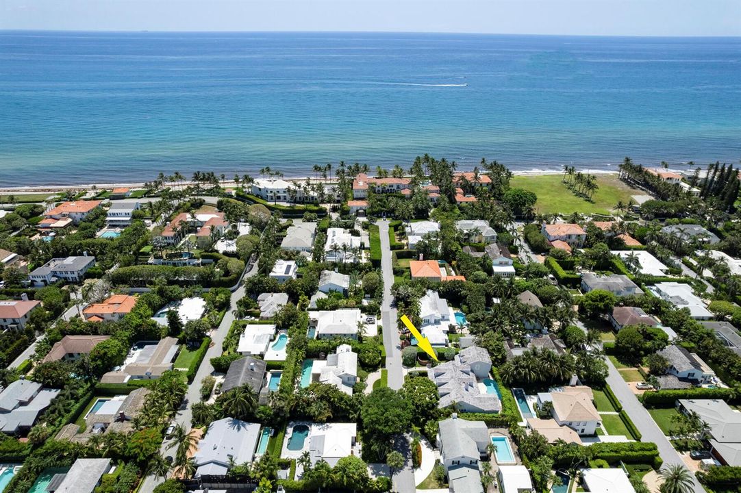 Aerial Facing East of home