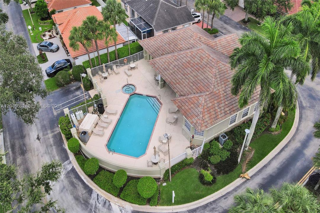 Community pool and clubhouse