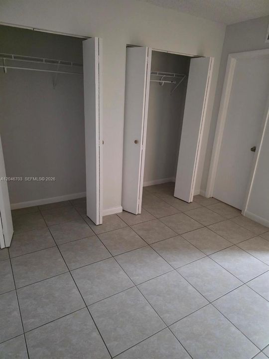 2nd bedroom closets