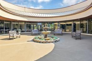 Pool deck area