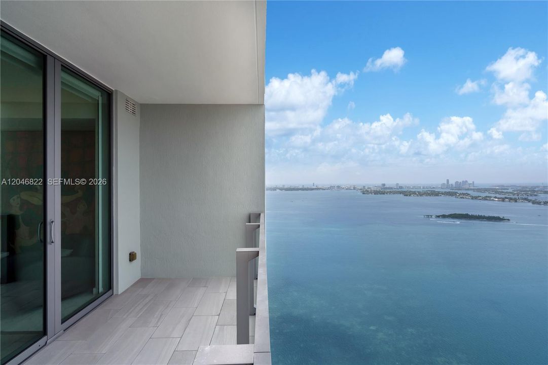 Unobstructed bay and intracoastal views from the residence