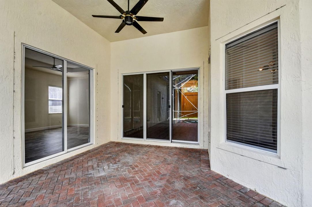 sliders to living room