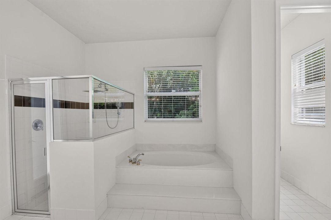 primary bath with cabana feature