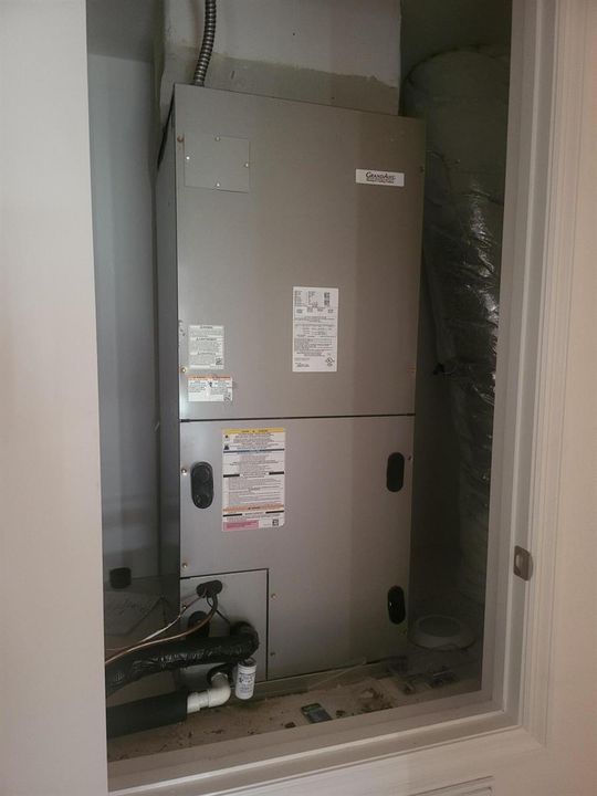 Second floor blower closet.