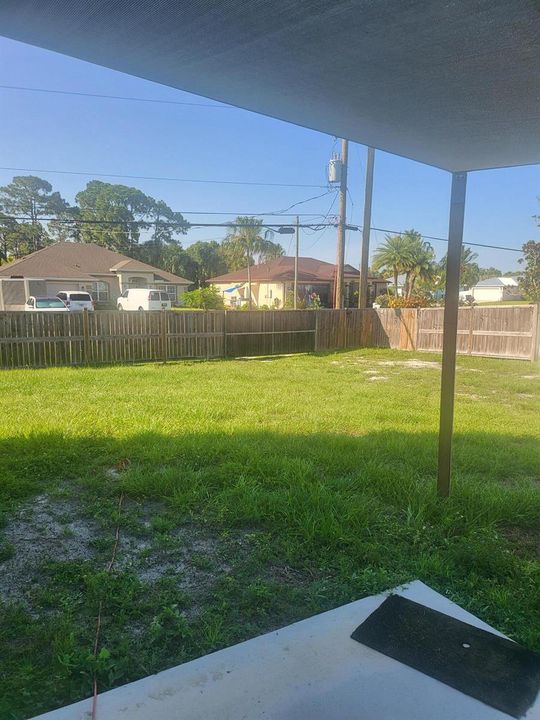 BACK YARD SECOND DOOR