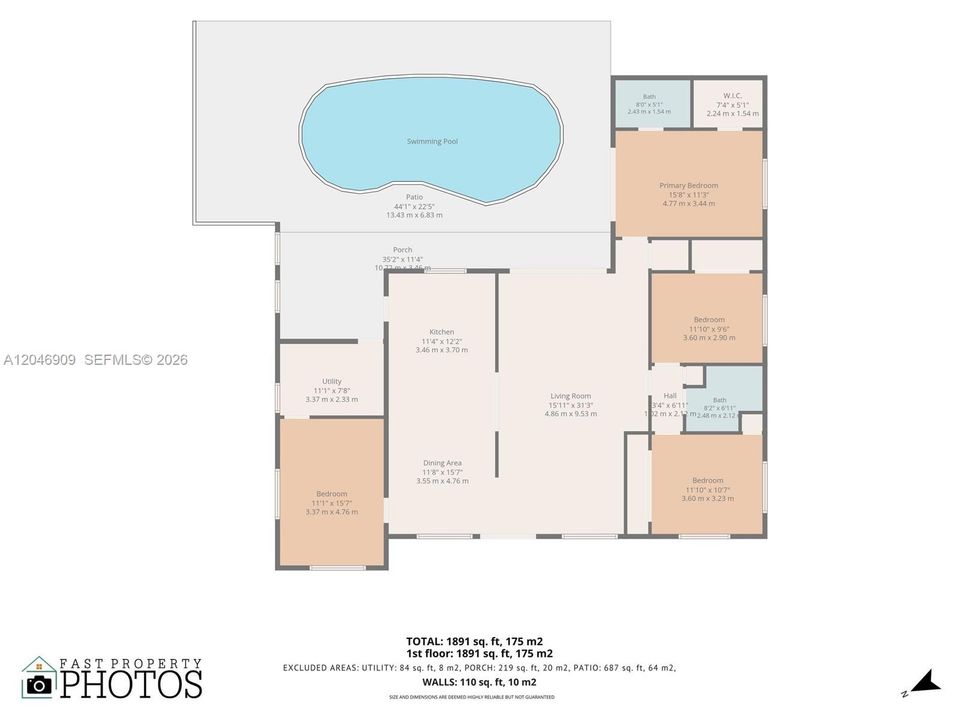For Sale: $1,220,000 (4 beds, 2 baths, 1891 Square Feet)