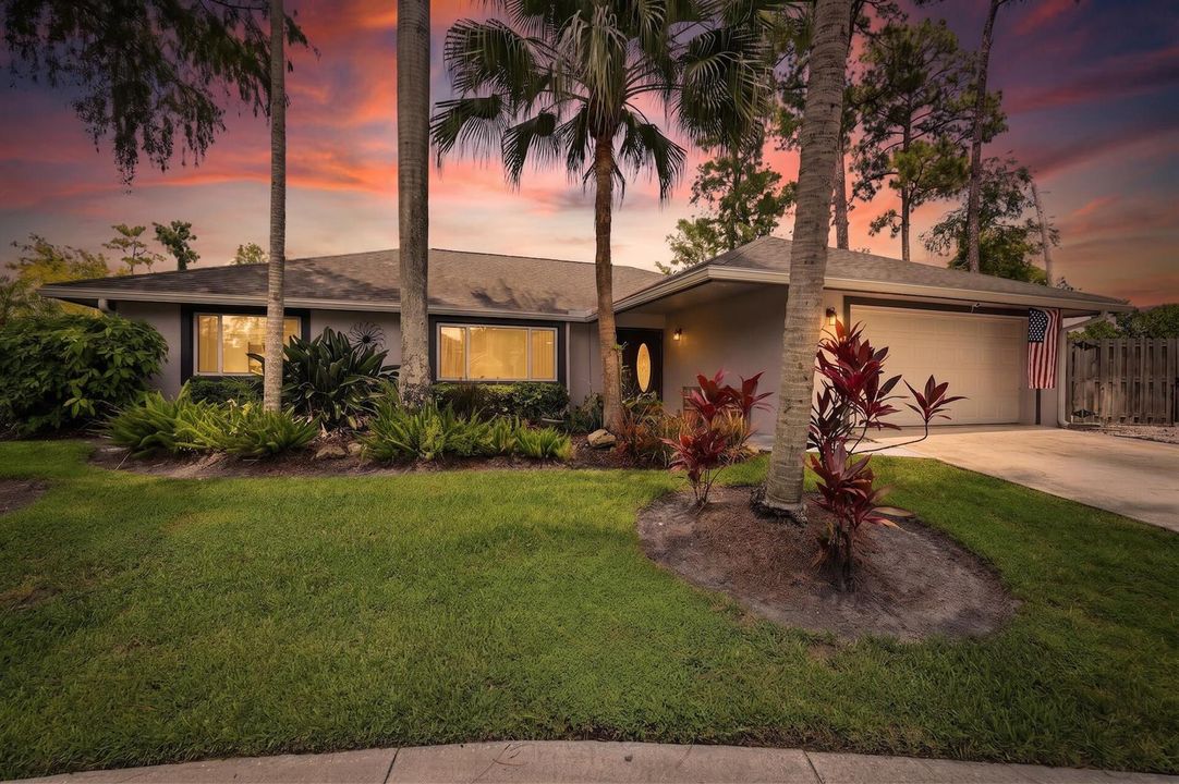 Front of House Sunset