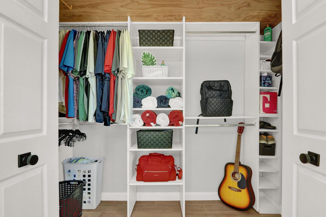 Primary closet