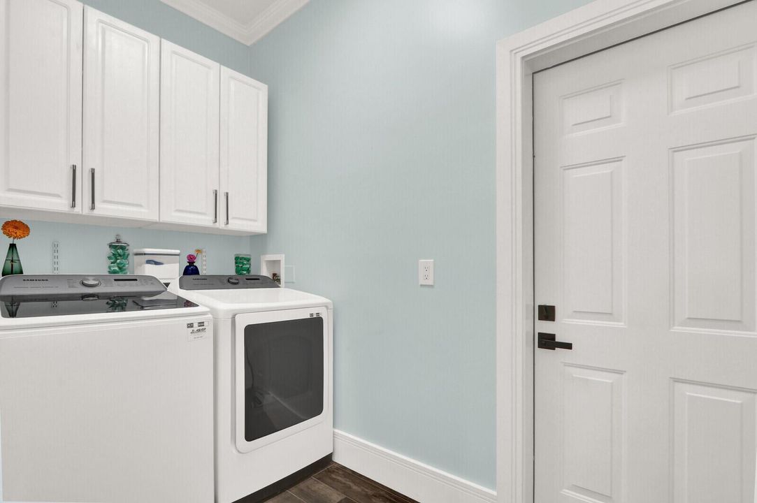 Indoor laundry room