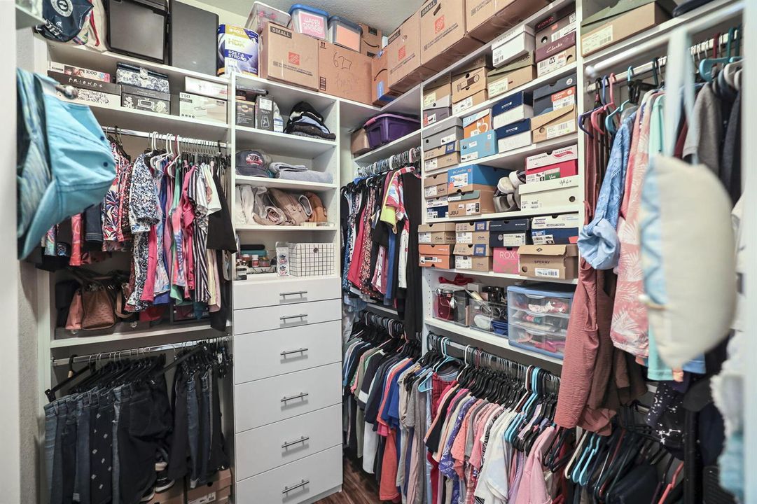 Master closet