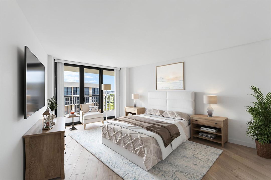 Guest bedroom (virtually staged)