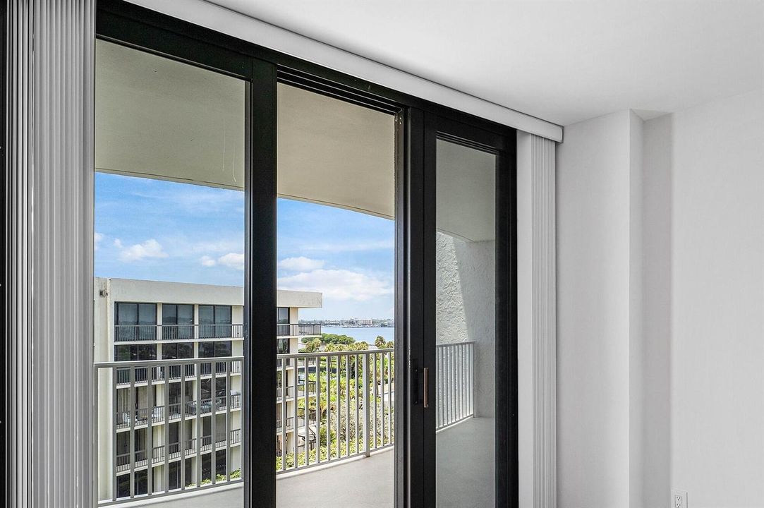 Guest bedroom view; Intracoastal