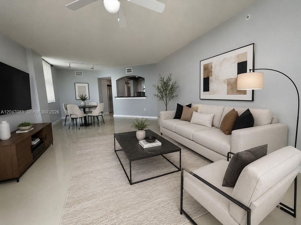 AI Photo- Living room