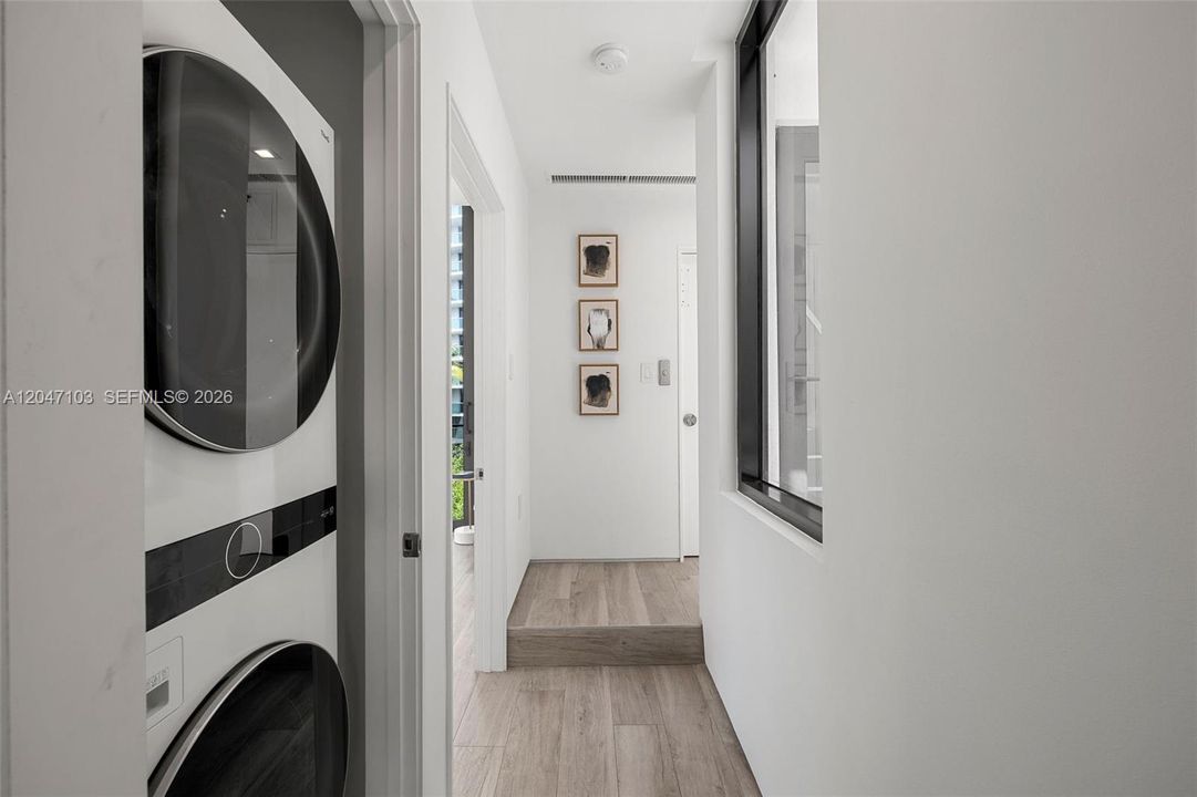 Hallway with Laundry