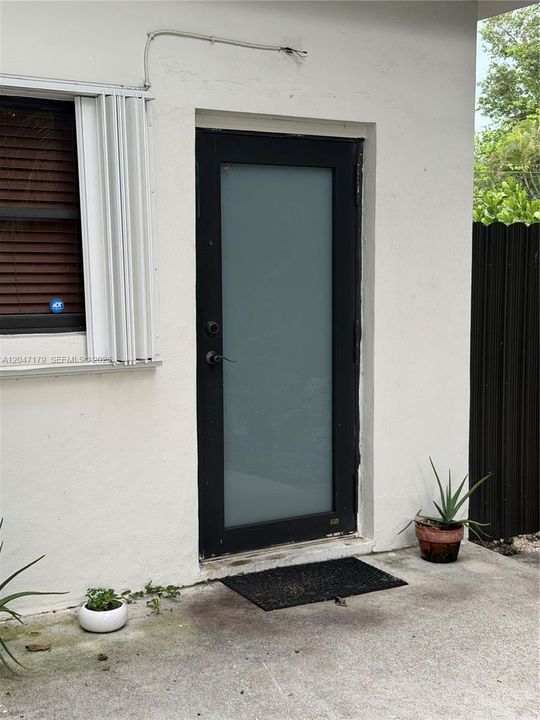 Entrance to guest house.