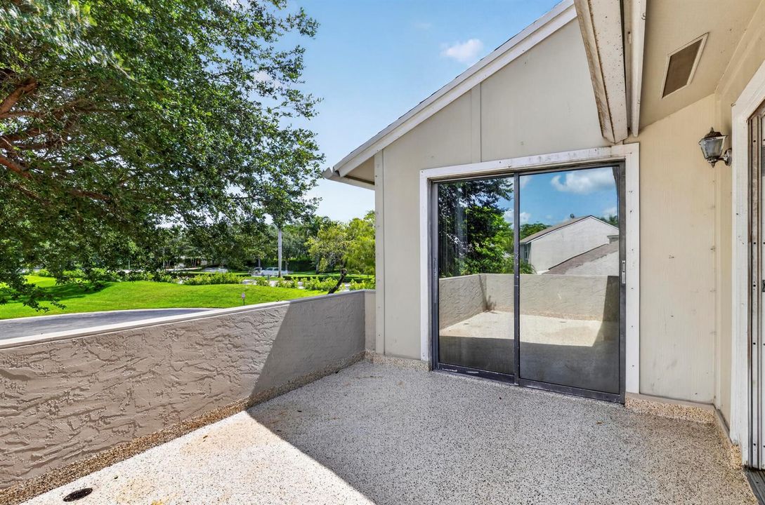Balcony off of Second Bedroom