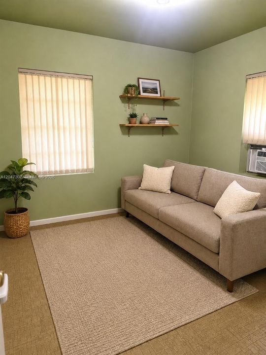 bedroom cleaned out AI generated