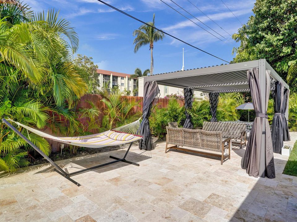 Outdoor Pergola + Hammock