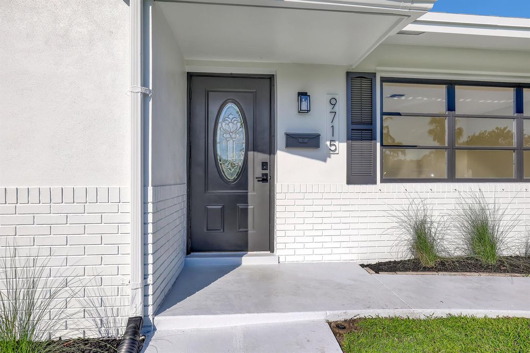 A warm, refreshed entryway.
