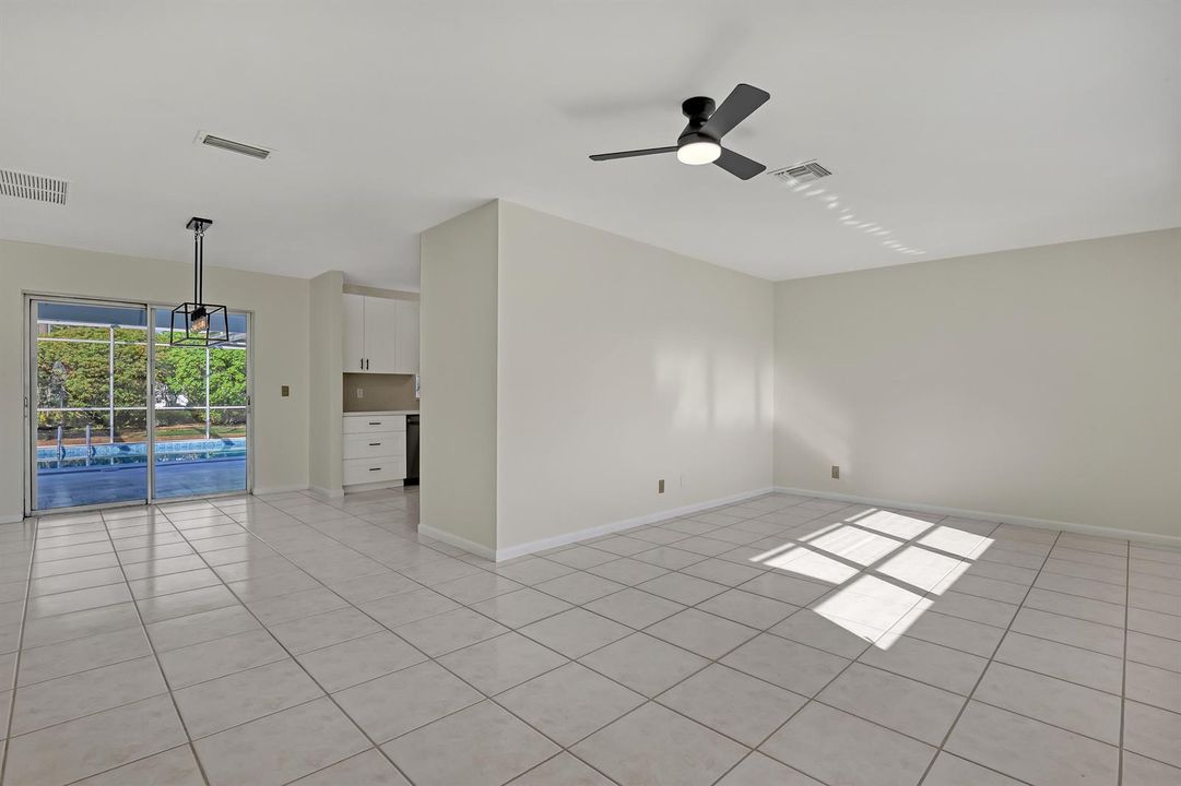 Open living, straight to the pool.