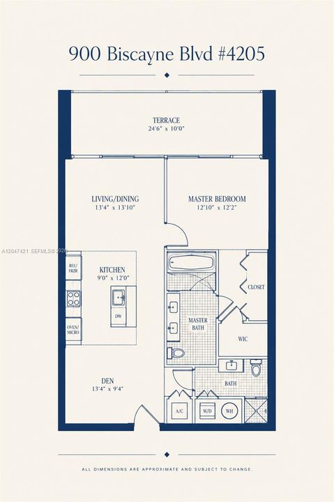 For Rent: $4,650 (1 beds, 2 baths, 929 Square Feet)