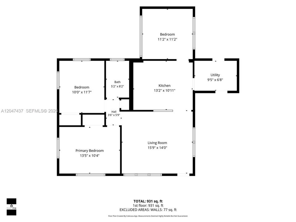 For Sale: $350,000 (2 beds, 1 baths, 1004 Square Feet)