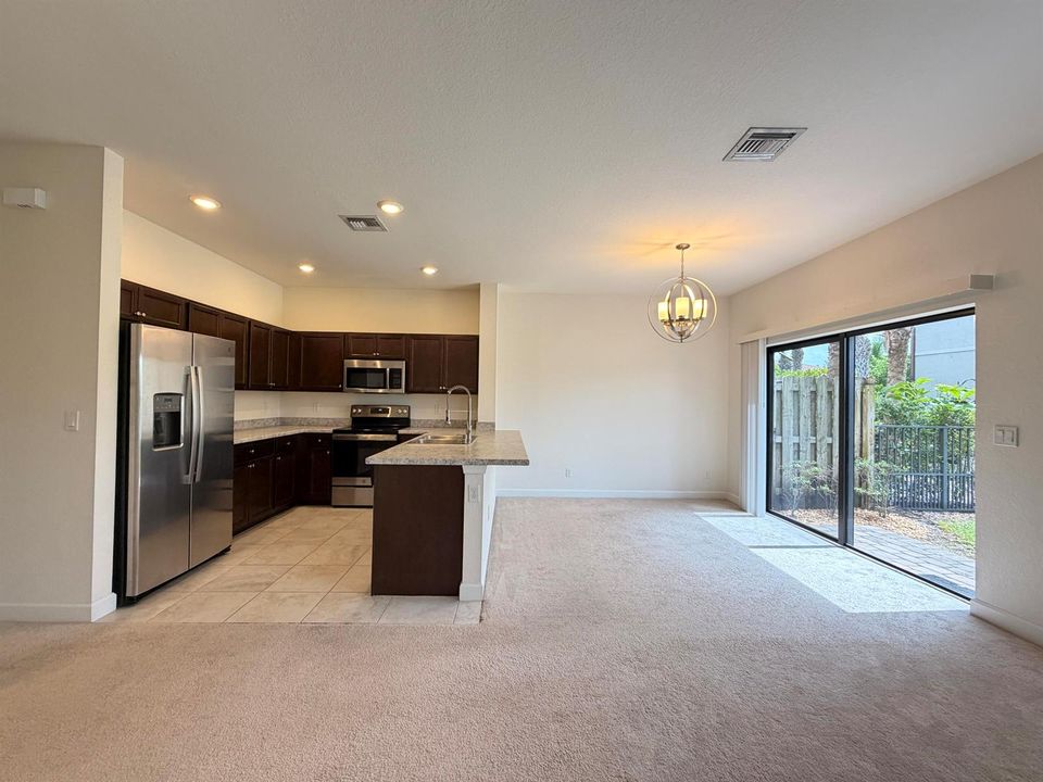 Living/Kitchen & Dining area