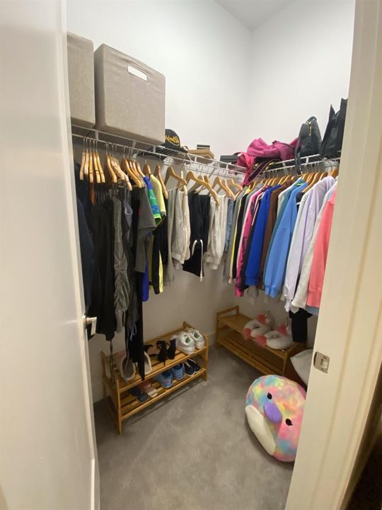 3rd bed. closet