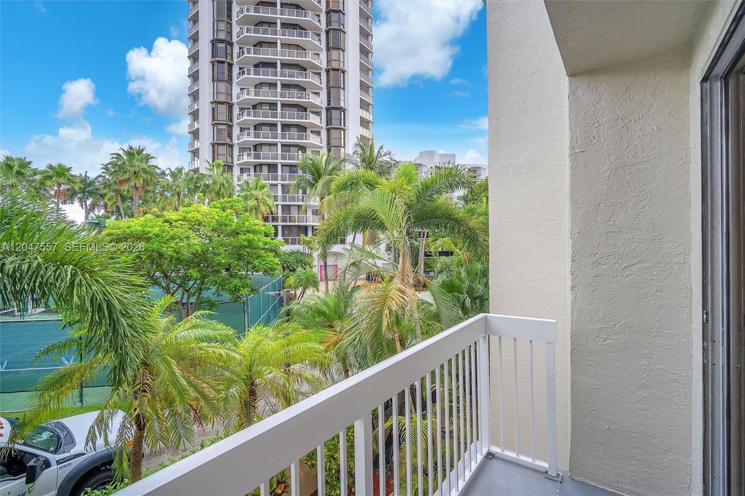 Master bedroom balcony
