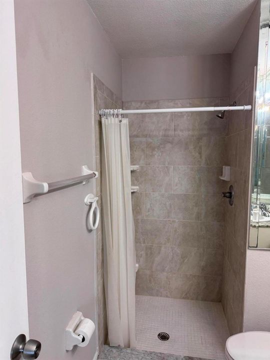 Master shower